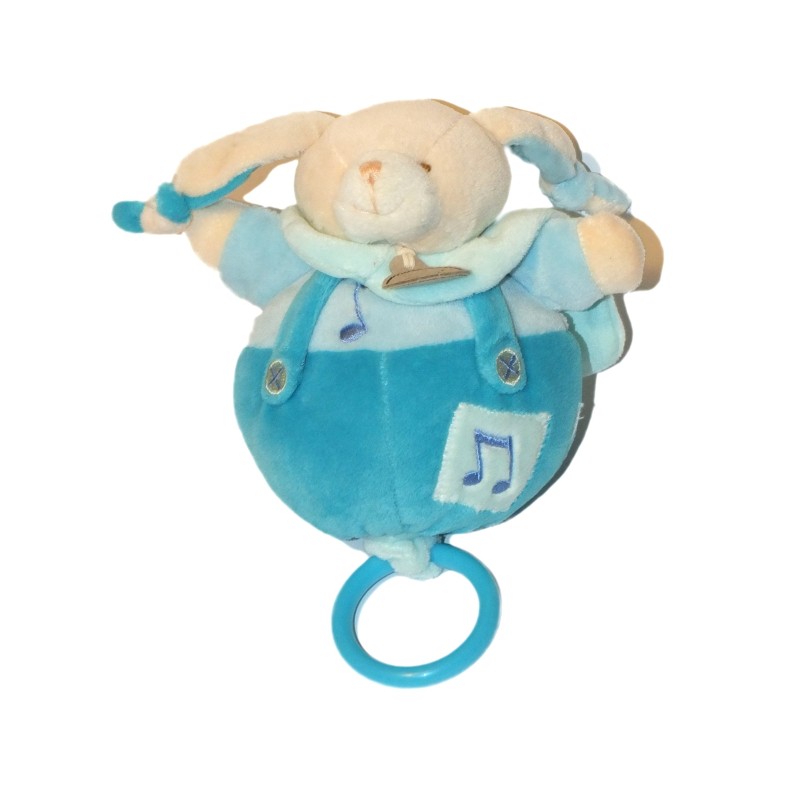 Doudou Lapin musical bleu Même Pacap BABY NAT (27364)