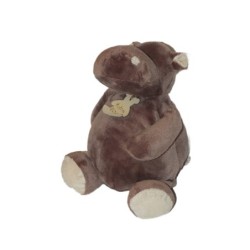 Peluche doudou Hippopotame marron Histoire d'Ours 25 cm (27341)