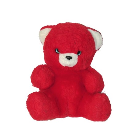 Histoire d'ours Peluche ours rouge Au Nain Bleu Paris 18 cm (27700)