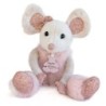 Doudou peluche bébé souris gris rose etoile Histoire d’Ours 25cm (28100)