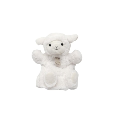 Doudou marionnette Agneau mouton blanc Histoire d’Ours HO2597 (28241)