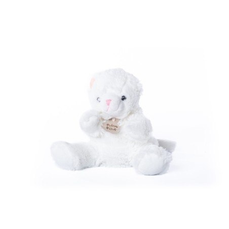 Doudou marionnette Chat blanc Histoire d’Ours (28258)