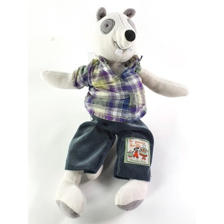 Doudou Raton Laveur La Grande Famille Moulin Roty 32 cm (22781)