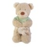 NE FONCTIONNE PLUS Peluche Musicale doudou Ours beige Mouton pull vert 30 cm Carrefour Tex Baby (24122)