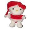 Peluche doudou Hello Kitty Bonnet Noel 21 cm Sanrio (25015)