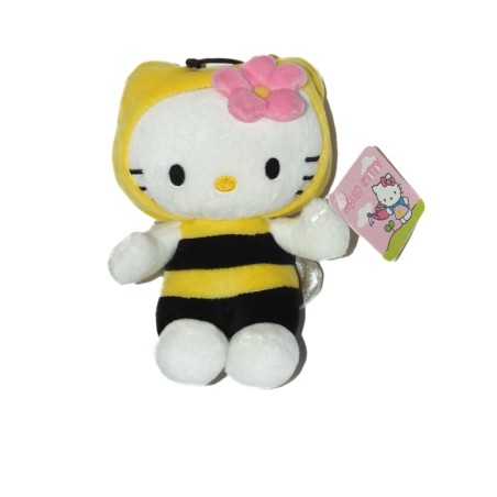 Peluche doudou Hello Kitty Deguisee abeille 16 cm Sanrio (27285)