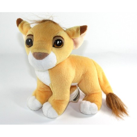Peluche doudou Simba Roi Lion Nez Aimante 22 cm Authentic Disney Mattel 1993 (23502)