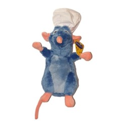 Peluche doudou Ratatouille Chef cuisinier Toque 32 cm Disney Famosa (24558)