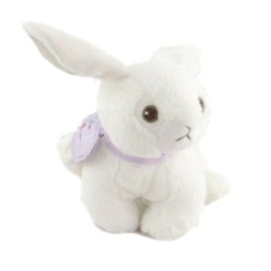 Doudou petite peluche Lapin coeur mauve Nicotoy 15 cm 579/1175 (22738)