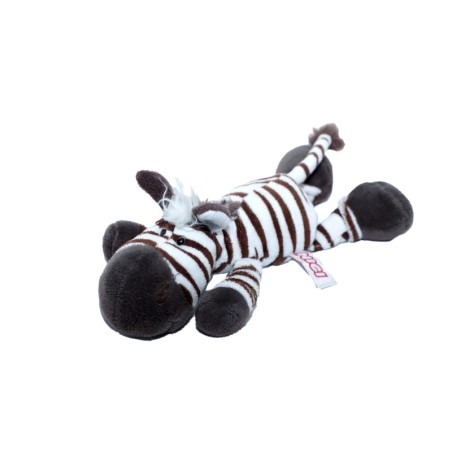 Doudou peluche Zèbre blanc marron NICI 24 cm (28246)