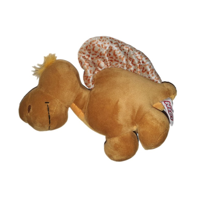 Peluche doudou Dinosaure Marron beige 18 cm Nici (24250)