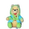Doudou peluche Winnie Peignoir Vert - H 22 cm - PTS SRL chez vous des demain (10273)