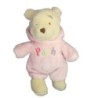 Peluche doudou Winnie Combinaison rose Capuche - 22 cm (7061)