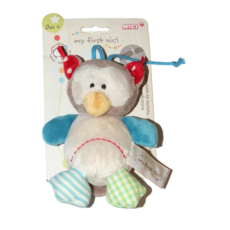 Peluche doudou Hibou Pingouin My First Nici 16 cm (26726)