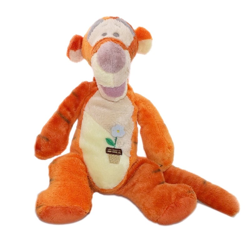Peluche doudou Tigrou 32 cm Pot de fleur Disney Nicotoy 587/8103 (20264)