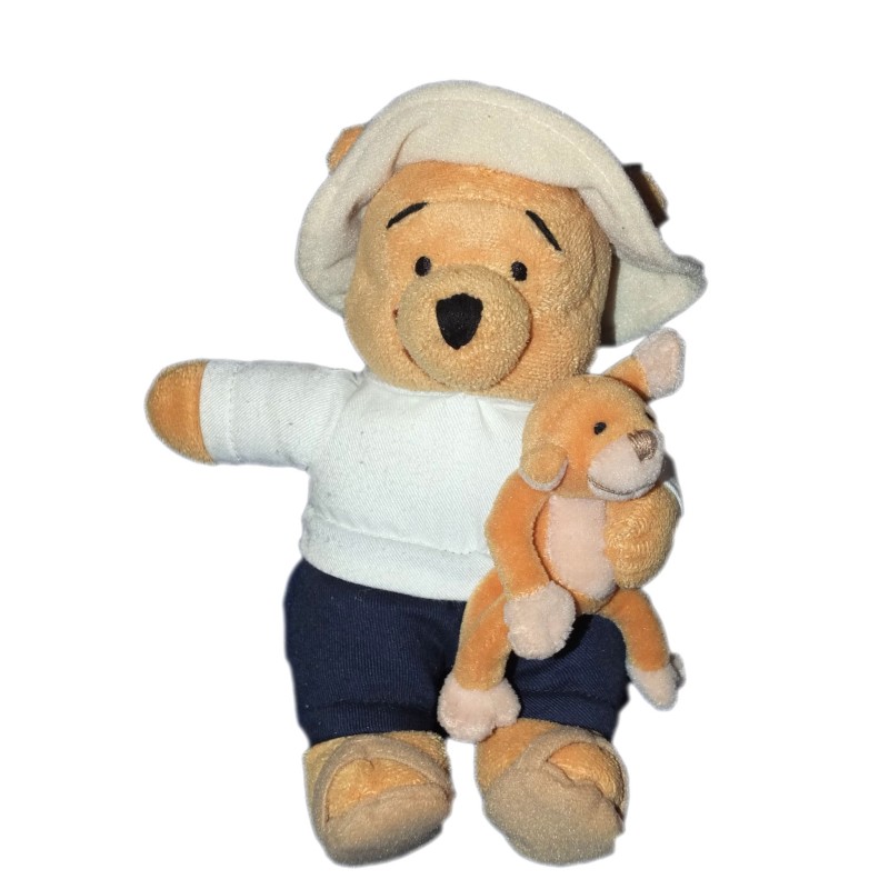 COLLECTOR Peluche Doudou Winnie l'Ourson Singe Vietnamese Pooh 20 cm Disney Store (14385)