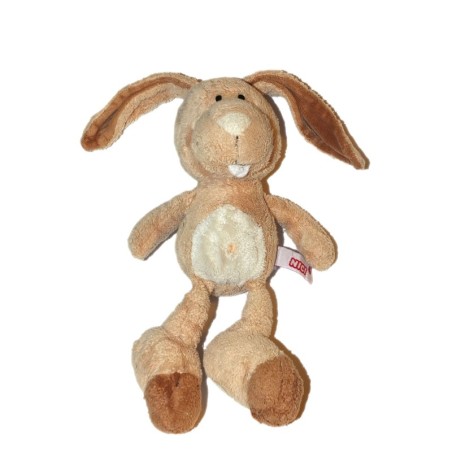 Doudou Lapin beige marron 27 cm NICI (26608)