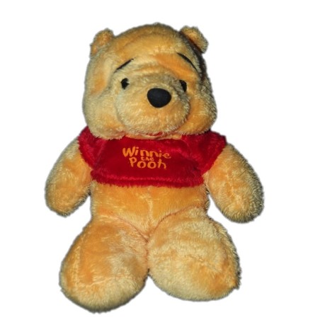 Doudou peluche WINNIE Floppy Disney Nicotoy 20 cm Petites billes (16596)