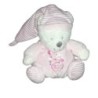 Peluche doudou Ours rose Max Sax Moon 20 cm (21339)