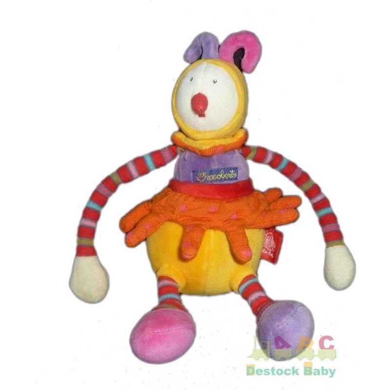 doudou-lutin-clown-rouge-orange-dragobert-moulin-roty-25-cm (15832)