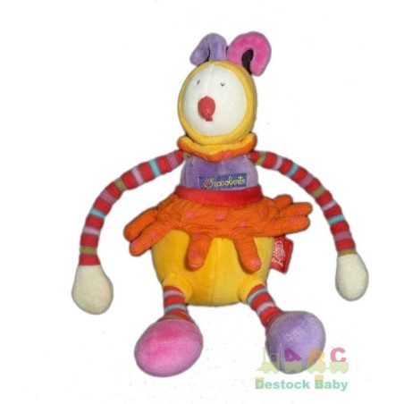 doudou-lutin-clown-rouge-orange-dragobert-moulin-roty-25-cm (15832)