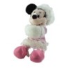 Peluche doudou Minnie manteau hiver rose 28 cm Disneyland Paris Disney (19823)