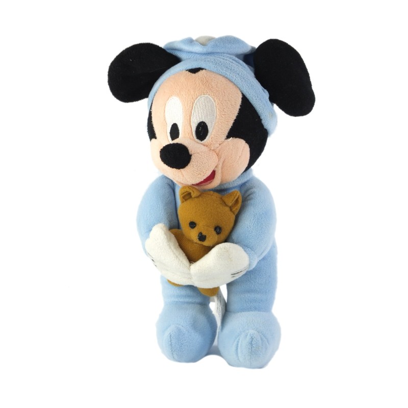 Peluche musicale doudou Mickey ours marron Disney Disneyland Resort 26 cm (20453)