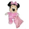 Peluche doudou Minnie Mouchoir carreaux Vichy 40 cm Disney Nicotoy 587/0176 (23846)