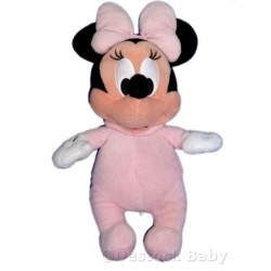 Doudou peluche MINNIE Bebe noeud rose Disney Parks Disney s Babies 35 cm (15619)