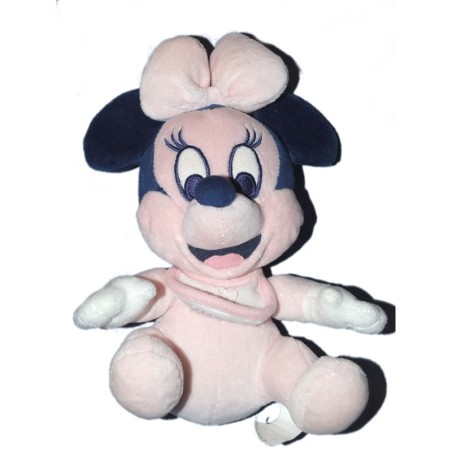 Doudou peluche Baby MINNIE rose Disney Nicotoy 22 cm (14345)