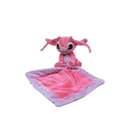 Doudou Mouchoir Angel Lilo et Stitch rose (28251)