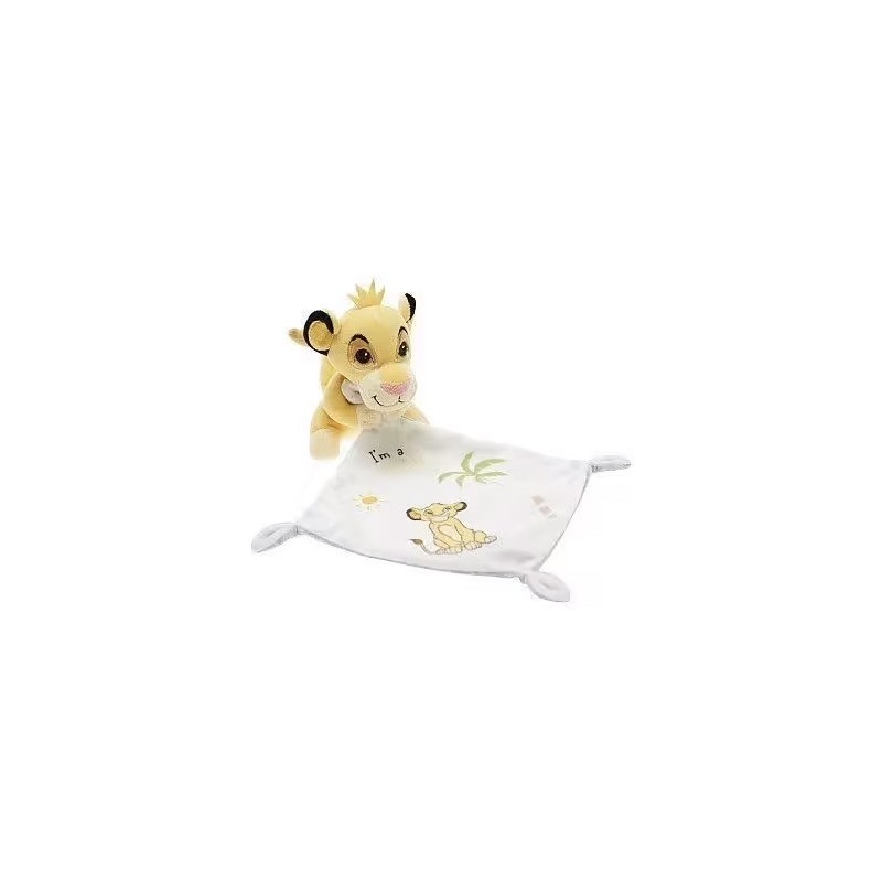 Doudou Roi Lion I’m a King Mouchoir Palmier Disney Simba (28161)