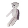 Doudou Chat rose violet 38 cm Bout'chou Monoprix (17618)