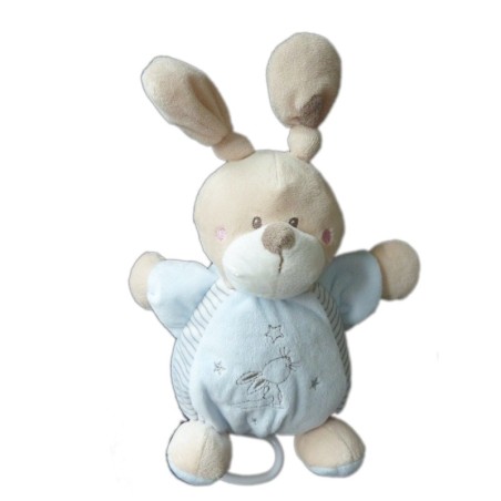 Doudou lapin bleu musical Simba etoiles 26 cm (21796)