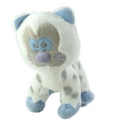 Peluche Leopard blanc gris bleu Expédition Everest Yeti Neige Disney Parks 22 cm (24519)