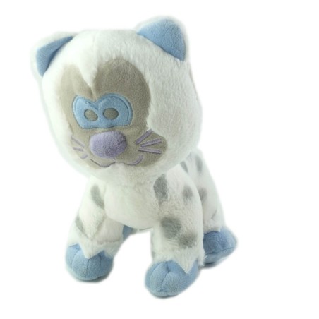 Peluche Leopard blanc gris bleu Expédition Everest Yeti Neige Disney Parks 22 cm (24519)