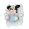 Vintage Coussin Doudou Mickey bleu Jemini 25 cm (27883)