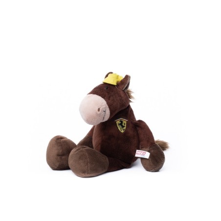 Peluche doudou Cheval marron brun Ferrari 40 cm NICI (28323)