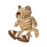 Peluche Doudou Tigre Nici sports marron beige basckets 35 cm (27403)