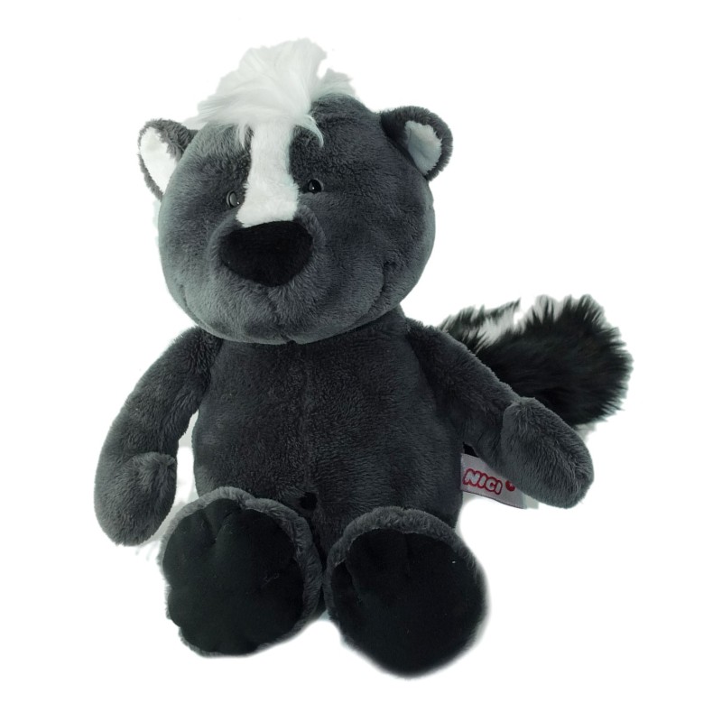 Peluche Putois gris noir 35 cm NICI (26156)
