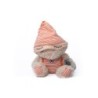 Doudou peluche lapin blanc orange rayures étoile Schlafenmutzen 38 cm NICI (28316)