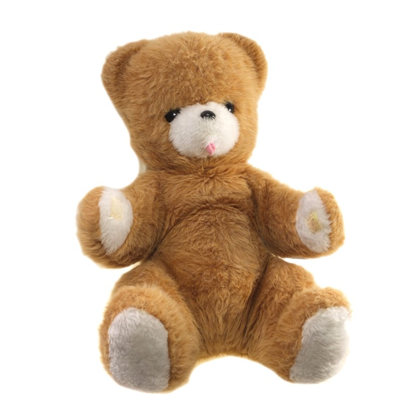 Peluche Ours marron 42 cm Boulgom scratchs aux mains (18399)