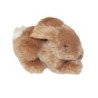 Peluche Lapin marron blanc Boulgom 25 cm (27395)