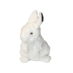Vintage Peluche Lapin blanc Leosco UNi-Toys 30 cm (27522)