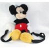Peluche doudou Sac à Dos Mickey Longs Poils Disney Disneyland Paris 55 cm (22525)