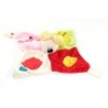 Doudou plat Lapin Papillon Tulipe Soleil Woezel En Pip (23676)