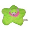 Doudou plat ours vert rose Naima Grelot (23624)