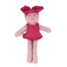 Doudou tissu poupee rose Taille 0 Verimode 32 cm  (23142)