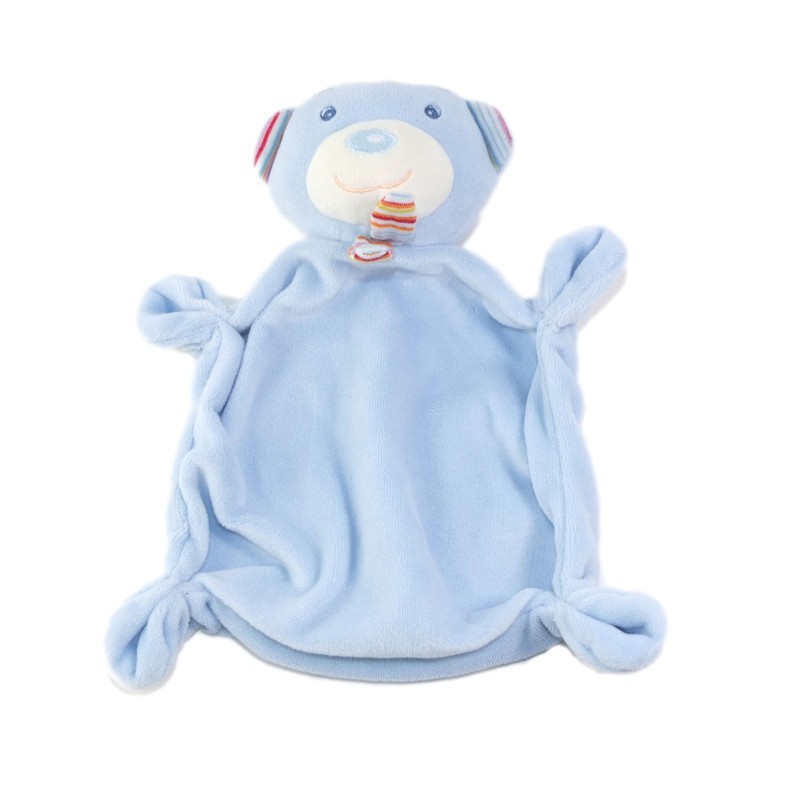Doudou plat ours bleu Paradise Toys (26057)