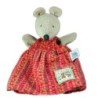 Doudou Marionnette Souris La Grande Famille Moulin Roty Robe rouge (19809)